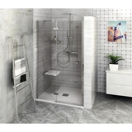 FORTIS Porte de douche Alcove 1100 mm, verre clair/gauche