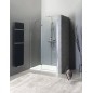 FORTIS Porte de douche Alcove 1100 mm, verre clair/gauche