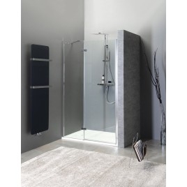 FORTIS Porte de douche d'Alcove 1200 mm, verre clair/droit
