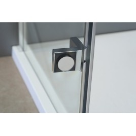 FORTIS Porte de douche d'Alcove 1200 mm, verre clair/droit