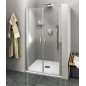 ZOOM porte douche à double aile 1200mm, verre clair ZOOM porte douche à double aile 1200mm, verre clair