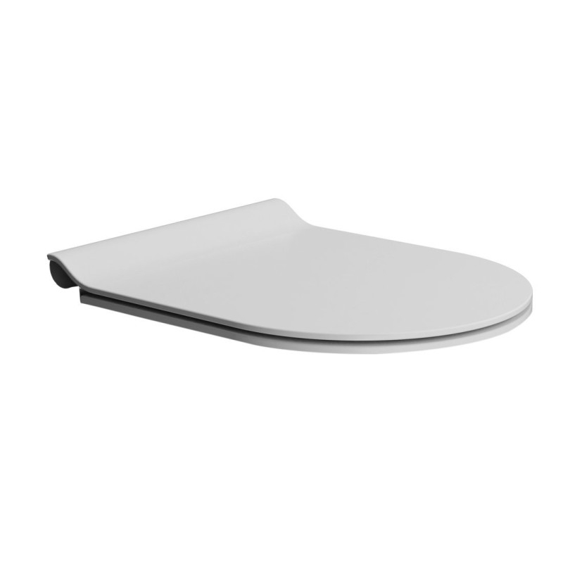 PURA/KUBE X siège de toilette, SLIM, Soft Close, blanc mat/chrom PURA/KUBE X siège de toilette, SLIM, Soft Close, blanc mat/chrom