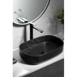 Sapho Pax - Mitigeur de lavabo haut, noir mat XA07/15