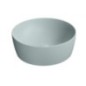 NUBES compteur de lavabo en céramique dia 40cm, ghiaccio matt