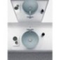 NUBES compteur de lavabo en céramique dia 40cm, ghiaccio matt
