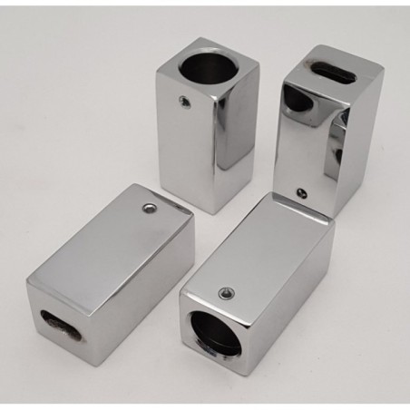 Supports de montage METRO, chrome