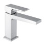 DIMY Robinet de mélangeur de lavabo sans pop up déchets, chrome