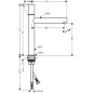 Axor Uno - Mitigeur de lavabo 200, chrome 45003000