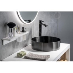 Sapho Pax - Mitigeur de lavabo haut, noir mat XA07/15