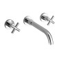 Sapho Axia - Mitigeur encastré de lavabo avec corps encastré, installation 3 trous, chrome 552 axia Sapho Axia - Mitigeur encastré de lavabo avec corps encastré, installation 3 trous, chrome 552 axia