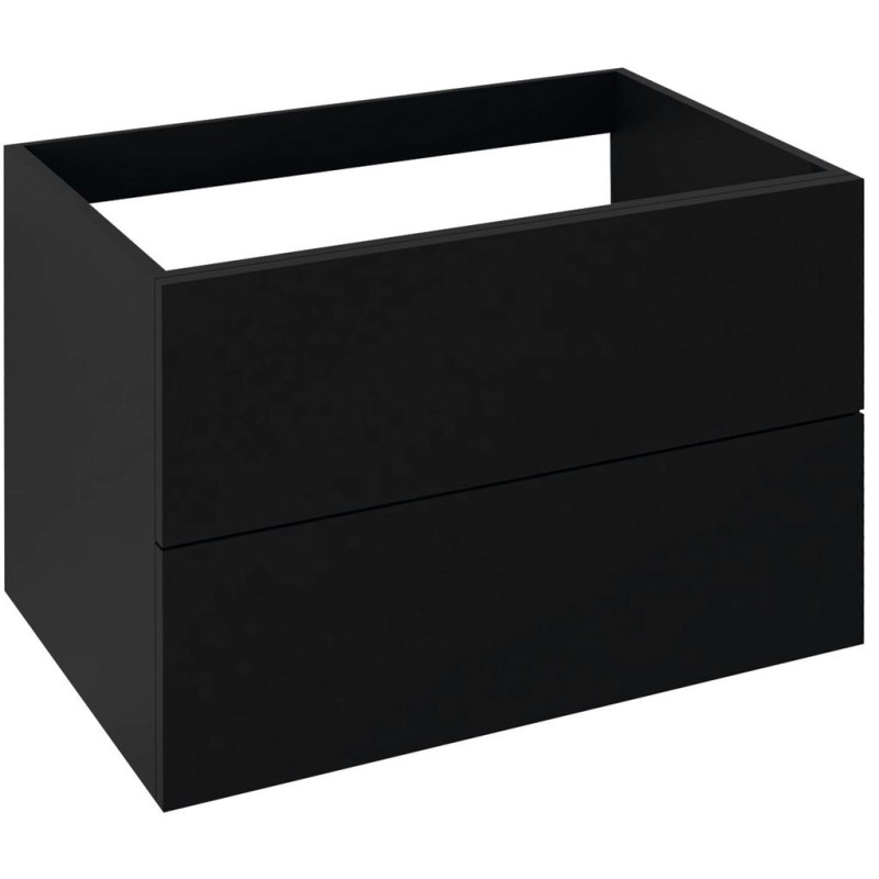 TREOS Unité de stockage 75x53x50,5cm, noir mat TREOS Unité de stockage 75x53x50,5cm, noir mat