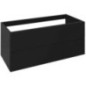 TREOS Unité de rangement 110x53x50,5cm, noir mat TREOS Unité de rangement 110x53x50,5cm, noir mat