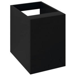 TREOS armoire de porte inférieure 35x53x50,5cm, droite/gauche, noir mat
