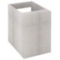 TREOS armoire de porte inférieure 35x53x50,5cm, droite/gauche, chêne Polar