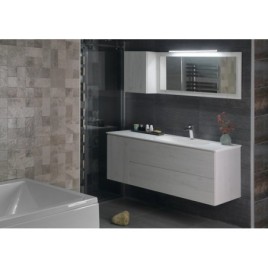 TREOS armoire de porte supérieure 35x50x22cm, droite/gauche, chêne Polar