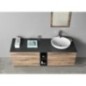 TREOS armoire basse 20x53x50,5cm, noir mat TREOS armoire basse 20x53x50,5cm, noir mat