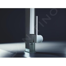 Grohe Plus - Mitigeur de lavabo L avec vidage et bec extractible, chrome 23843003