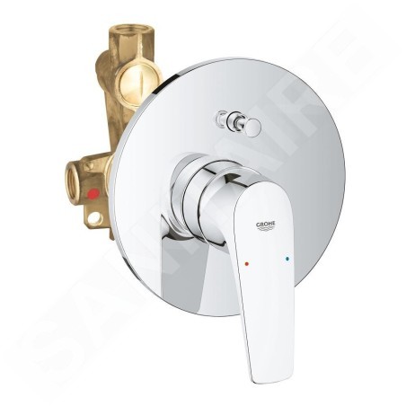 Grohe Start Flow - Mitigeur de baignoire avec corps d'encastrement, chrome 29117000