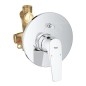 Grohe Start Flow - Mitigeur de baignoire avec corps d'encastrement, chrome 29117000