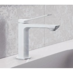 Paffoni Tilt - Mitigeur de lavabo, blanc mat TI071BO