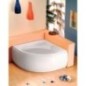 Bain de coin SIRIUS 130x130x43cm, Blanc Bain de coin SIRIUS 130x130x43cm, Blanc