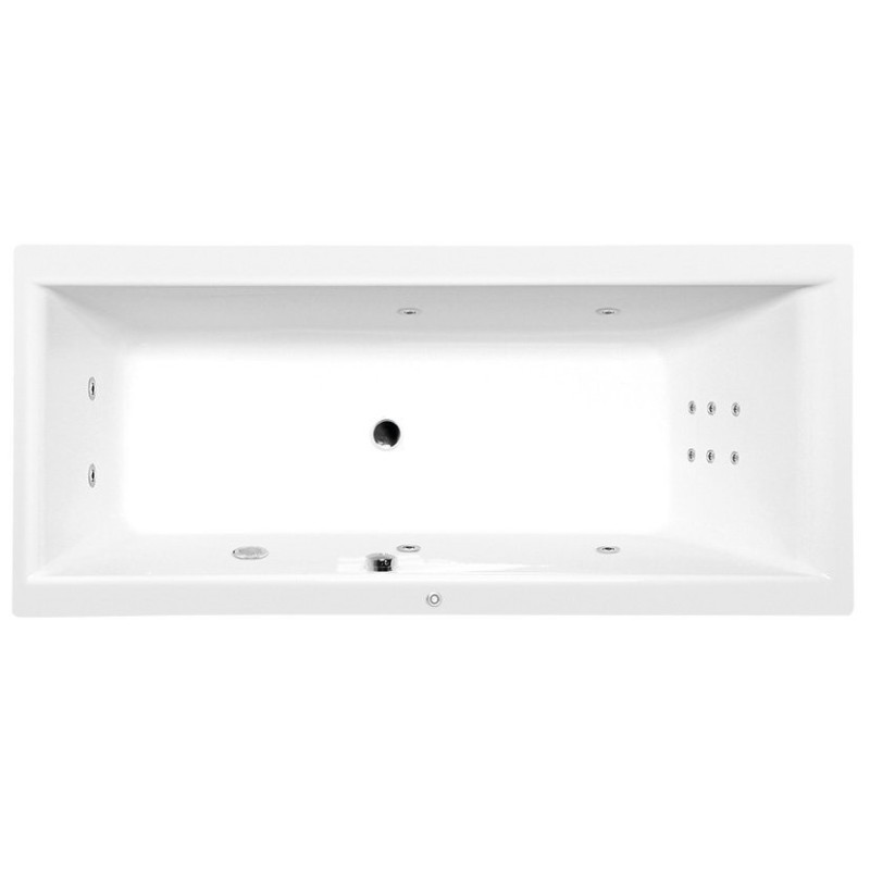Hydromassage de CLEO HYDRO Baignoire, 170x75x48cm, blanc Hydromassage de CLEO HYDRO Baignoire, 170x75x48cm, blanc