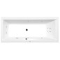Hydromassage de CLEO HYDRO Baignoire, 180x90x48cm, blanc