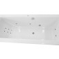 Hydromassage de CLEO HYDRO Baignoire, 180x90x48cm, blanc