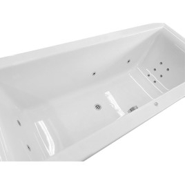 Hydromassage de CLEO HYDRO Baignoire, 180x90x48cm, blanc
