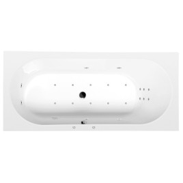 ASTRA B HYDRO-AIR hydromassage Bain, 165x75x48cm, blanc
