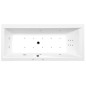 Baignoire hydromassante CLEO HYDRO-AIR, 170x75x48cm, blanche Baignoire hydromassante CLEO HYDRO-AIR, 170x75x48cm, blanche
