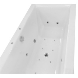 Baignoire hydromassante CLEO HYDRO-AIR, 170x75x48cm, blanche