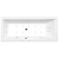 Hydromassage de CLEO HYDRO-AIR Baignoire, 180x80x48cm, blanc Hydromassage de CLEO HYDRO-AIR Baignoire, 180x80x48cm, blanc