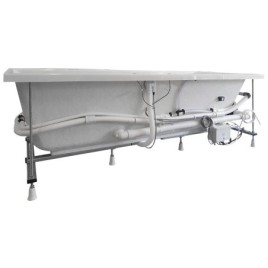 Hydromassage de CLEO HYDRO-AIR Baignoire, 180x80x48cm, blanc