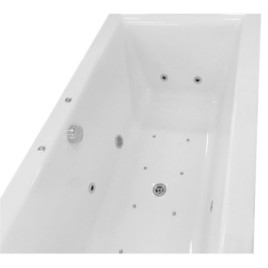 Hydromassage de CLEO HYDRO-AIR Baignoire, 180x80x48cm, blanc