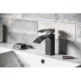 Sapho Ginko - Mitigeur de lavabo, noir mat 1101-06B