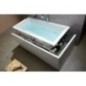 Baignoire hydromassante QUEST HYDRO, 180x100x49cm, blanche