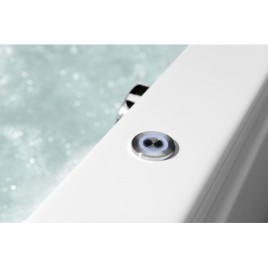 Baignoire hydromassante QUEST HYDRO, 180x100x49cm, blanche