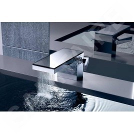 Axor MyEdition - Plaque 200 mm, verre noir 47900600