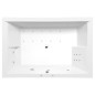 DUPLA HYDRO-AIR massage Baignoire 180x120x54cm, blanc DUPLA HYDRO-AIR massage Baignoire 180x120x54cm, blanc