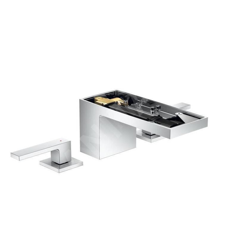Axor MyEdition - Mitigeur de lavabo, avec garniture de vidage Push-Open, 3 trous, chrome/sans plaque 47052000