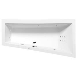 ANDRA R HYDRO hydromassage Bain, 170x90x45cm, blanc