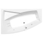 EVIA L HYDRO hydromassage Bain, 170x100x47cm, blanc