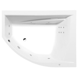 Bain d'hydromassage TANDEM R HYDRO, 170x130x50cm, blanc
