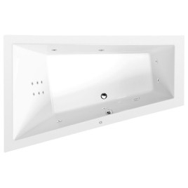 Baignoire hydromassante TRIANGL L HYDRO, 180x120x50cm, blanche