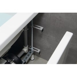 Bain d'hydromassage de VIVA R HYDRO, 185x80x47cm, blanc