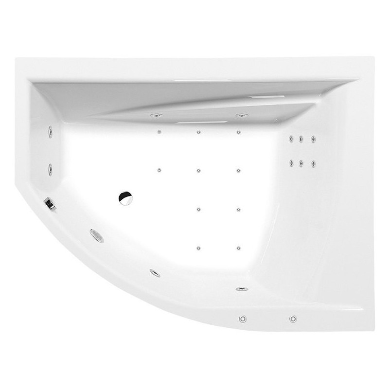 TANDEM R HYDRO-AIR hydromassage Bain, 170x130x50cm, blanc TANDEM R HYDRO-AIR hydromassage Bain, 170x130x50cm, blanc
