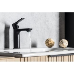 Sapho Pax - Mitigeur de lavabo, noir mat XA02/15