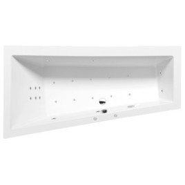 ANDRA L HYDRO-AIR hydromassage Baignoire, 180x90x45cm, blanc