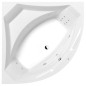 Hydromassage ROSANA HYDRO Baignoire, 140x140x49cm, blanc